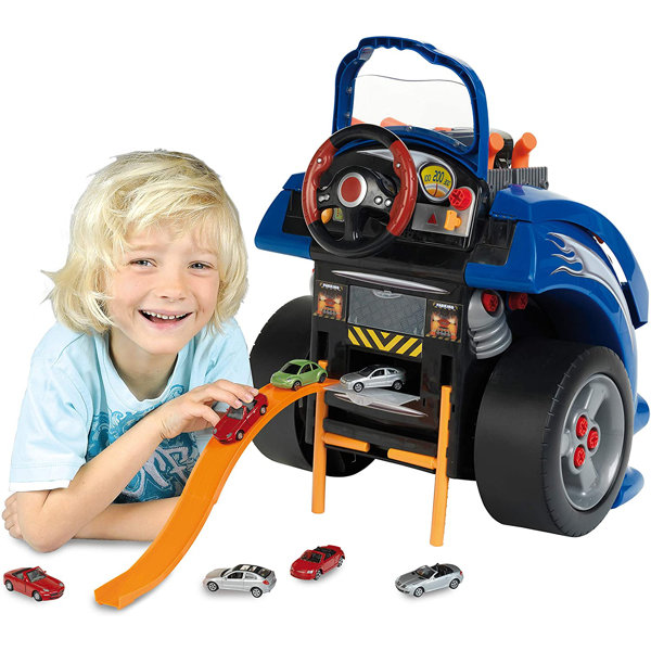 Theo Klein Kids Interactive Bosch Toy Car Engine Repair Service Station